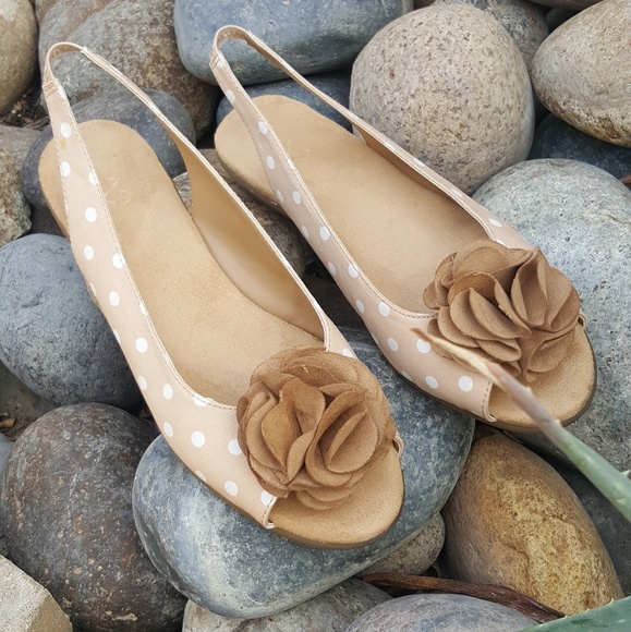 A2 By Aerosoles Shoes - A2 Aerosoles polkadot with flower slip in flats